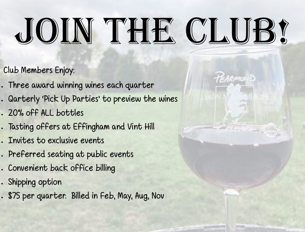Wine Club – Pearmund Cellars